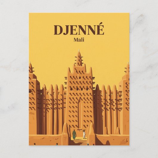 Djenné, Djenné, Mopti Postkarte (Vorderseite)