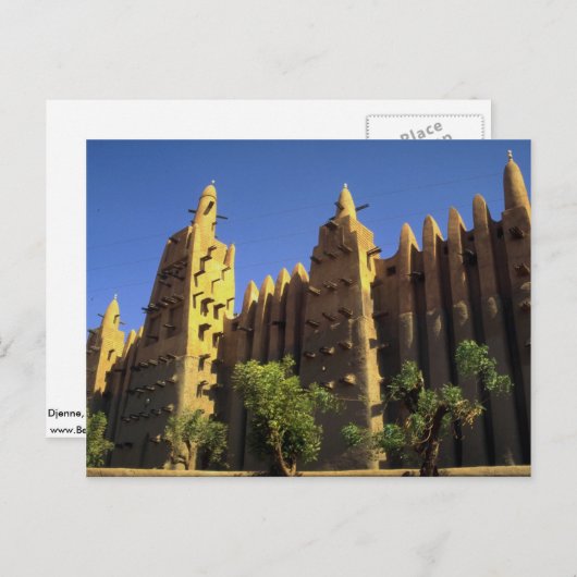 Djenne, Mali Postkarte (Vorne/Hinten)