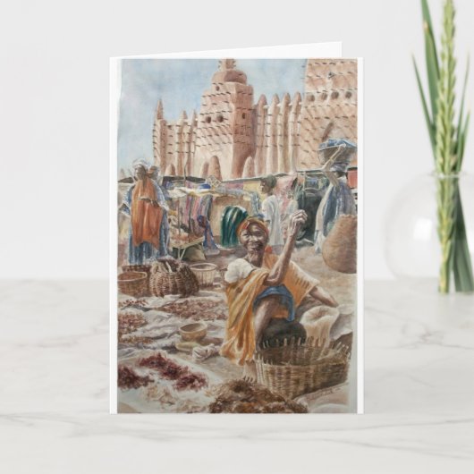 Djenne Marché Karte (Vorderseite)