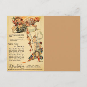 Djer Fairy Aid French Parfüm Postkarte