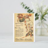 Djer Fairy Aid French Parfüm Postkarte (Stehend Vorderseite)