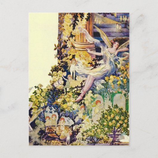 Djer Kiss Parisian Parume Fairies Postkarte (Vorderseite)