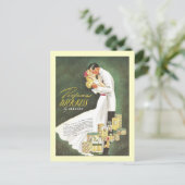 Djer Kiss Romantic Couple Postkarte (Stehend Vorderseite)