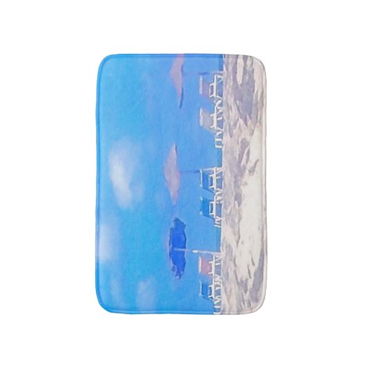 Djerba la Douce. Badematte (Vorderseite Vertikal)