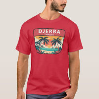 Djerba Tunesien Retro Emblem