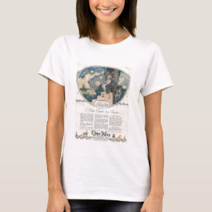 Djerkiss romantische französische Parfüm-Anzeige T-Shirt