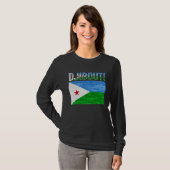 Djibouti Djiboutian Flag T-Shirt (Vorne ganz)