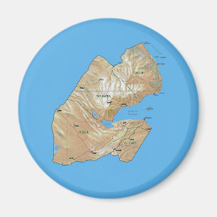 Djibouti-Kartenmagnet Magnet