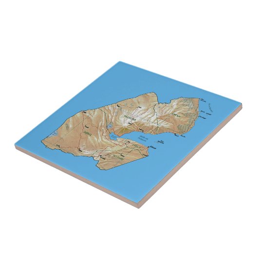 Djibouti Map Tile Fliese (Seite)