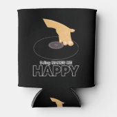 DJing macht mich glücklich Dosenkühler (Vorderseite)