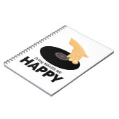 DJing macht mich glücklich Notizblock (Linke Seite)