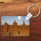 Djinguereber Moschee, Timbuktu, Mali auf einem Sch Schlüsselanhänger (Vorderseite)