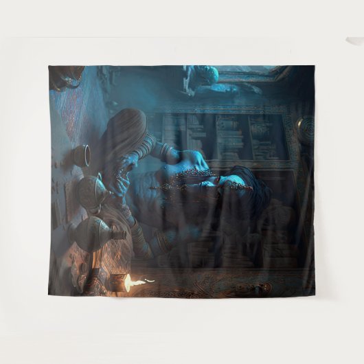 Djinn Wall Tapestry Wandteppich (Vorderseite (Horizontal))