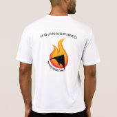 #Djinnspired Sport-Shirt (cool verblassen Sie) T-Shirt (Rückseite)