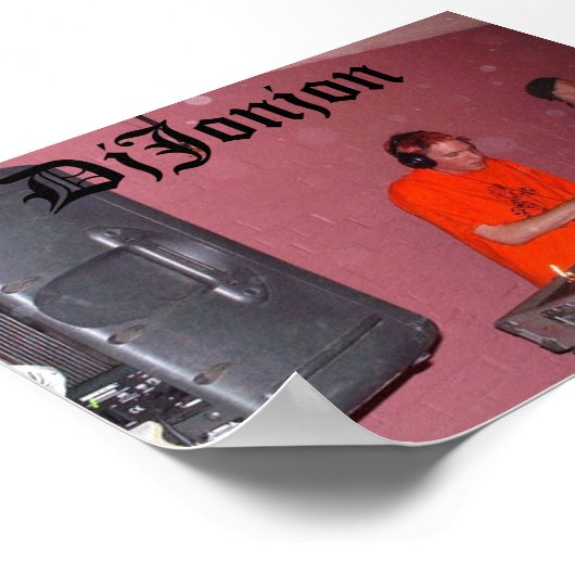 DjJonjon Poster (Ecke)