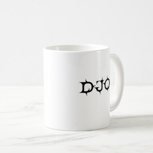 DJO I Hass-Flüssigkeits-Tasse Kaffeetasse (VorderseiteRechts)