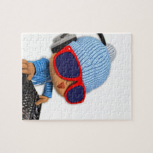 DJPeekaboo Puzzle (Horizontal)