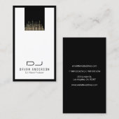 Djs Berufliche Musik Visitenkarte (Vorne/Hinten)