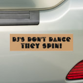 DJs Don't Dance, die sich drehen Autoaufkleber (Auf Auto)