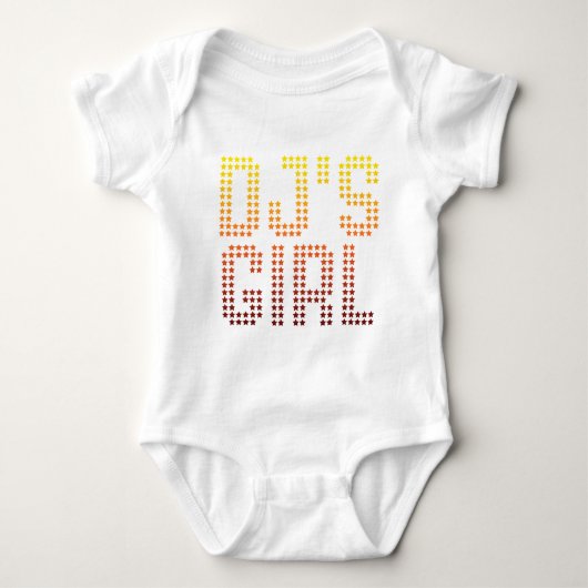 DJs Girl - Disc Jockey Girlfriend Ehefrau DJing Mu Baby Strampler (Vorderseite)