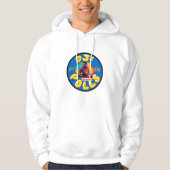 DJs im Polls Men's Hoodie (Vorderseite)