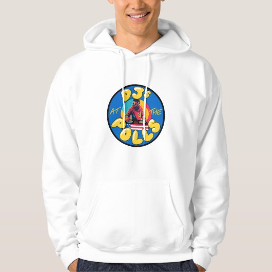 DJs im Polls Men's Hoodie (Vorderseite)