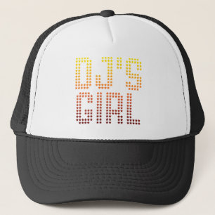 DJs Mädchen - Disc-Jockey-Freundin-Ehefrau DJing Truckerkappe