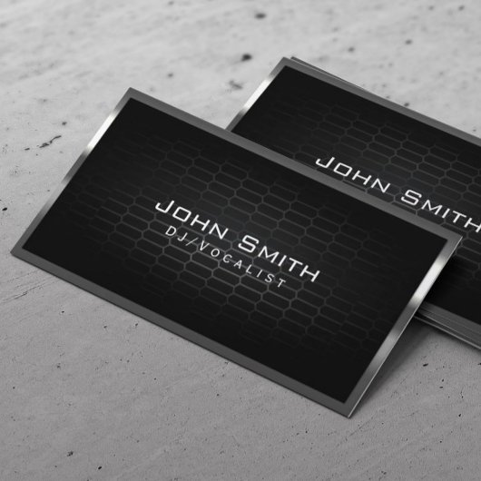 Djs Metal Beruflich Music Visitenkarte