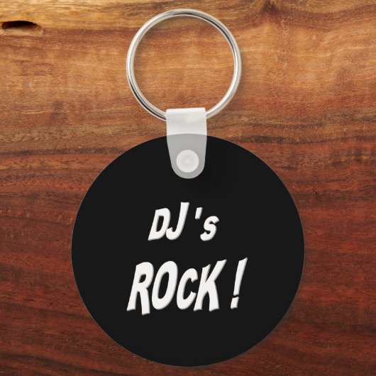 Djs Rock! Schlüsselanhänger (Vorderseite)