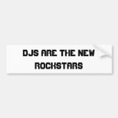 DJs sind der neue Rockstars Autoaufkleber (Vorne)