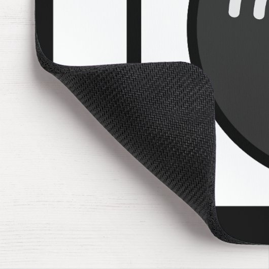 DJs Turntable & Vinyl Record Mouse Pad Mousepad (Ecke)