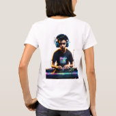 DJ's Vision: Der Puls der Tanzfläche T-Shirt (Rückseite)
