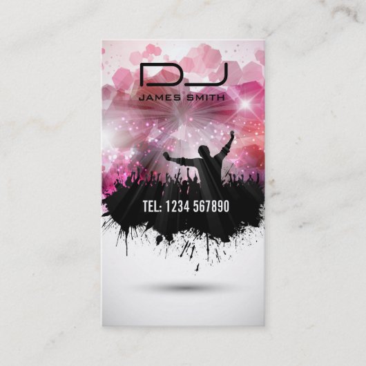 DJs Visitenkarte (Vorderseite)