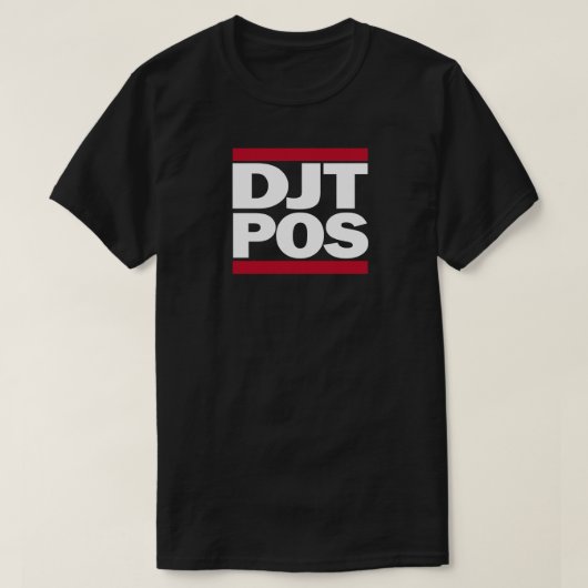 DJT-POS_Schwarzes T-Shirt (Design vorne)