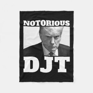 Djt Präsident Trump 2024 Trump Mugshot Fleecedecke