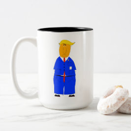  DJT Trump Funny Coffee and Tea Drinking Mug Zweifarbige Tasse