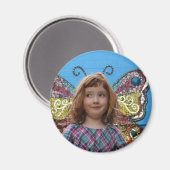 Djuna Butterfly Magnet (heller) (Vorderseite/Rückseite)