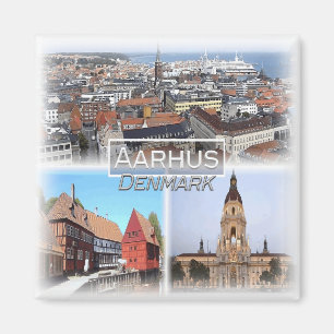 DK0015 Europa, Dänemark, Aarhus, Kühlschrank Magnet