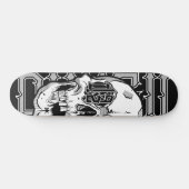 DK92 Skull - Skateboard (Horizontal)