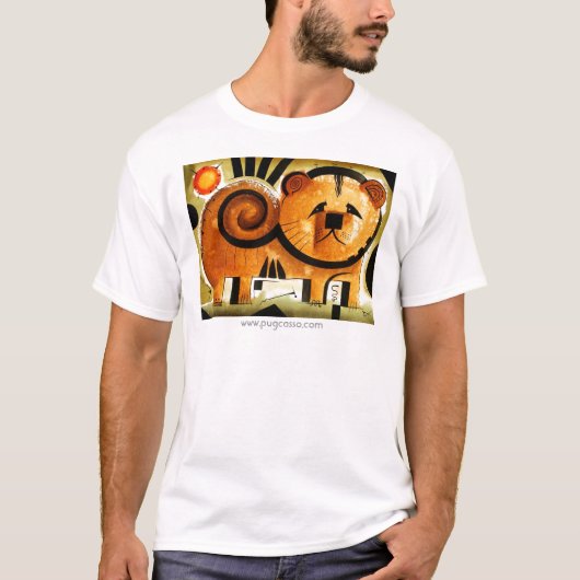 dk_2005aug8m, www.pugcasso.com-Chow-Chow Chow-Chow T-Shirt (Vorderseite)