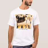 dk_2007apr25c, www.pugcasso.com T-Shirt (Vorderseite)