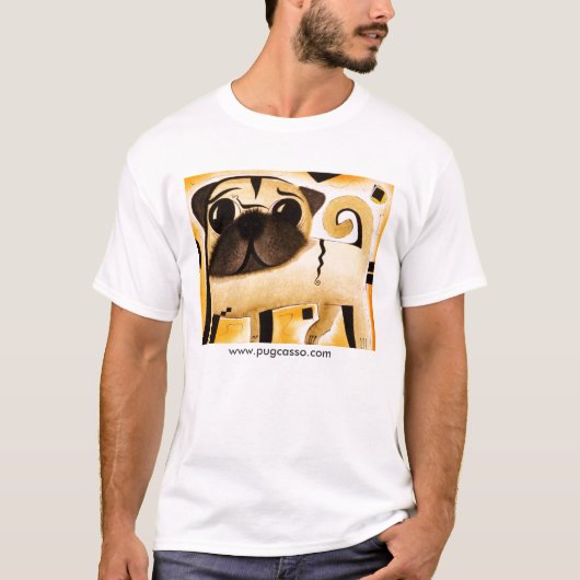 dk_2007apr25c, www.pugcasso.com T-Shirt (Vorderseite)