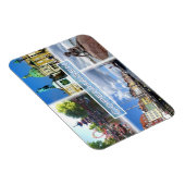 DK Kopenhagen - Tivoli Garden - Amalienborg Landkr Magnet (Rechte Seite)