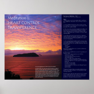 DK Meditationsreihe: Meditation I Poster