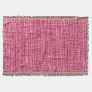 Dk Pink Imitate Denim Textur Decke