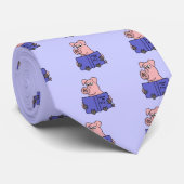 DK, Schwein-Lesung wie zum Fliegen-Buch Krawatte (Gerollt)