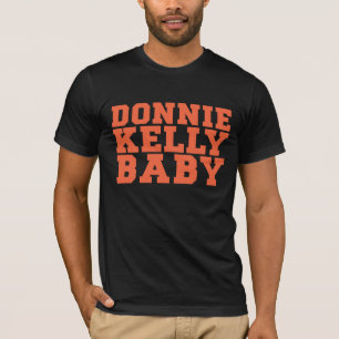 DKB orange und schwarzer Baseball-T - Shirt