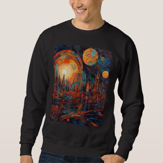 DKH138 Sci fi Graphic  One for the Journey Sweatshirt (Vorderseite)