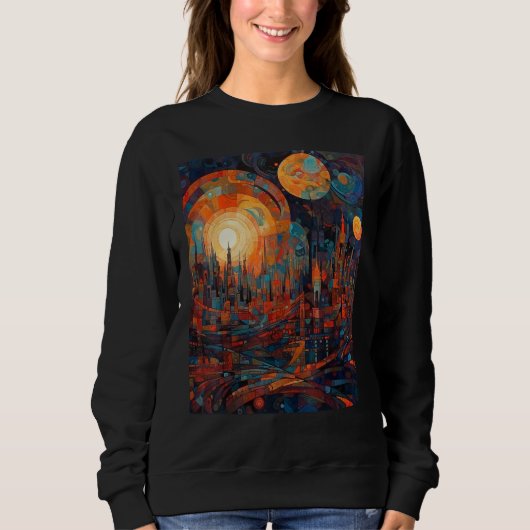 DKH138 Sci fi Graphic  One for the Journey Sweatshirt (Vorderseite)