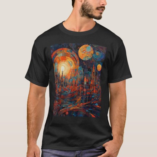 DKH138 Sci fi Graphic One for the Journey T-Shirt (Vorderseite)